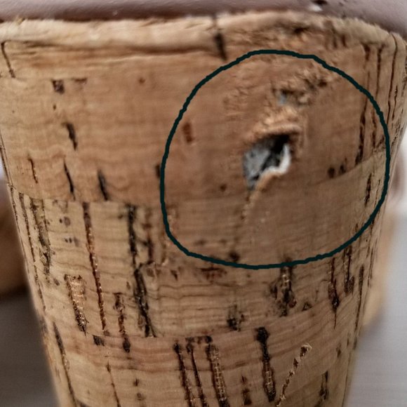 Caslon 'Hanna' Platform Wedge Sandal, Natural Leather, Womens Size 6.5 M - Picture 6 of 12